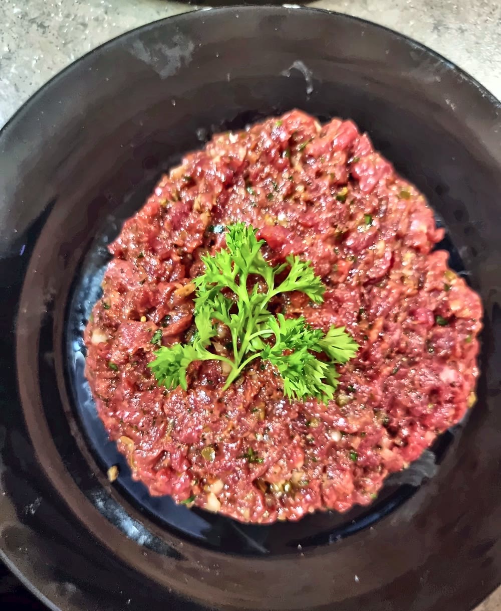 Tartare de bœuf 180g de la Pizzeria Le Milord